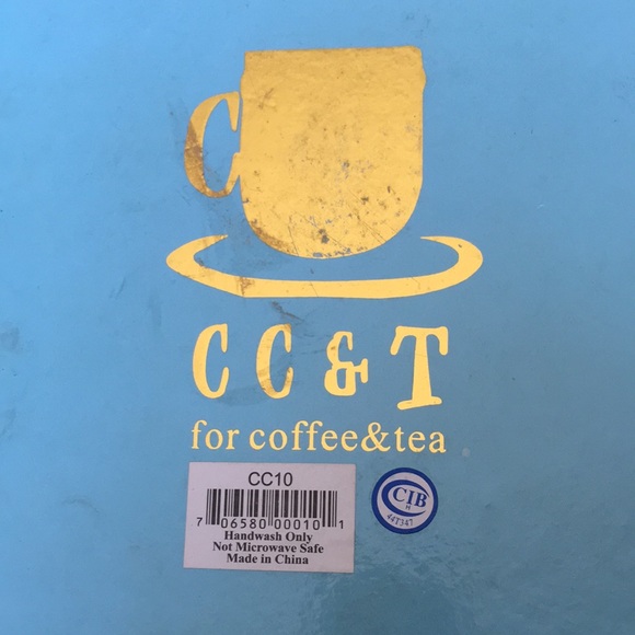 Vintage butterfly demitasse set in original box - Picture 6 of 6